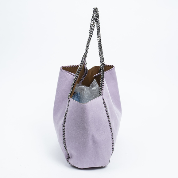 Stella McCartney Large Reversible Oleo Tote   in Light Purple Polyester Canvas - Picture 4 of 7